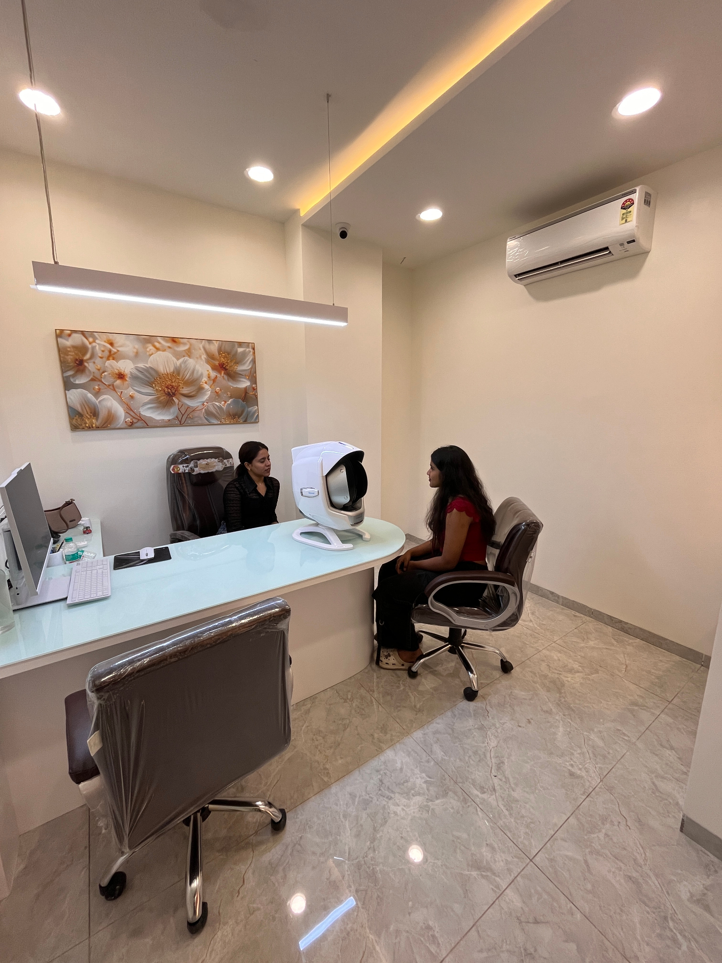 Advanced skin analysis consultation